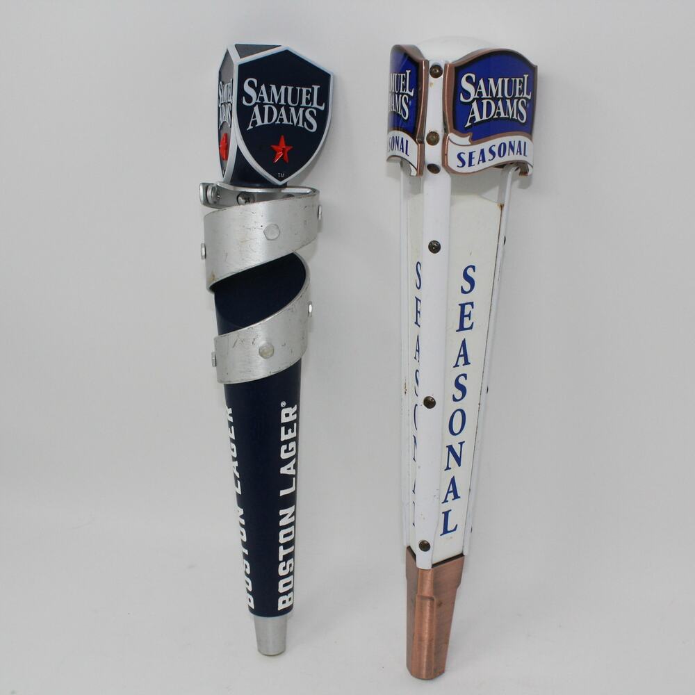 2 Samuel Adams Beer Tap Handles Boston Lager • Seasonal 13" Tall